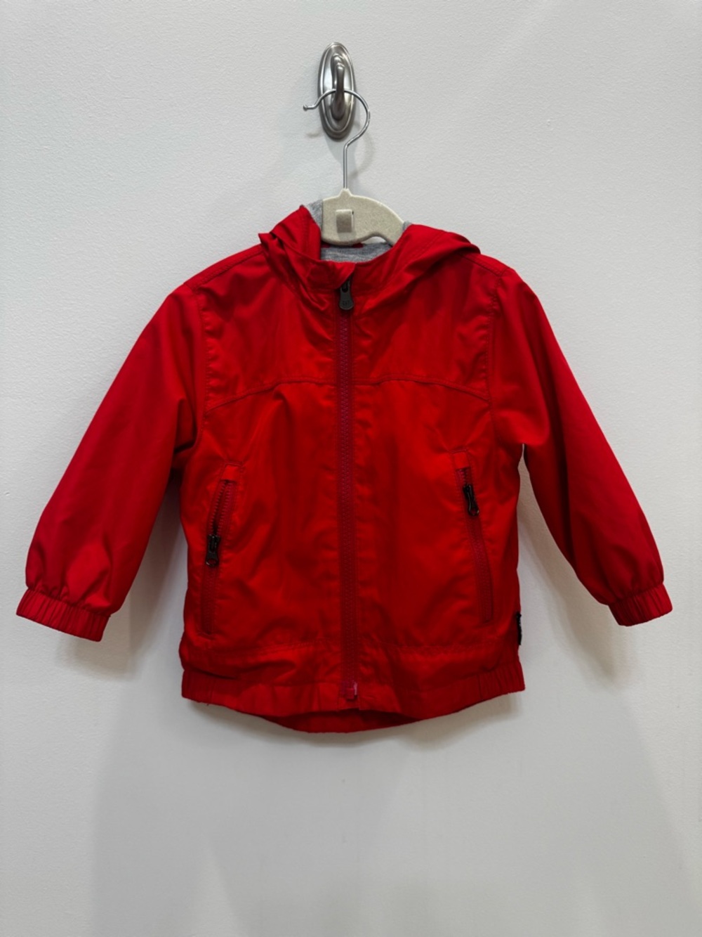 GAP Kids Red Hooded Windbreaker Jacket